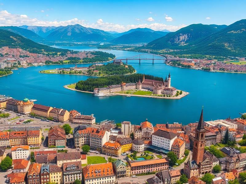 Stadt Luzern mit Kapellbrücke, Einsatzgebiet von Boeckh Räumungen